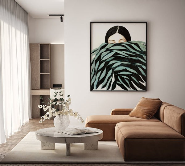 Refugio natural cuadro decorativo para sala moderna | arte para hogar | Studio MagArt