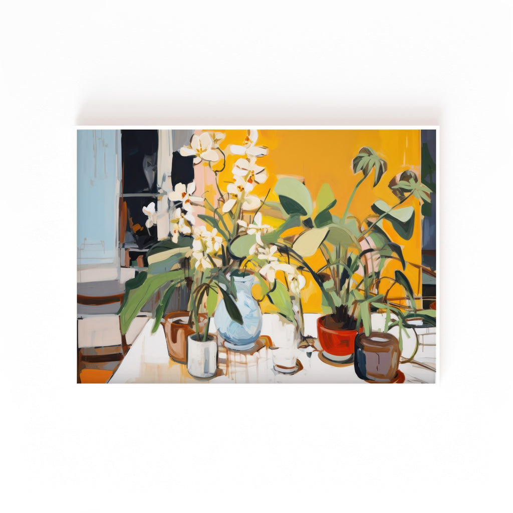 Rincón Botánico – cuadro decorativo con marco blanco | Studio MagArt