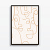 Rostros en Movimiento cuadro decorativo para sala moderna | arte para hogar | Studio MagArt