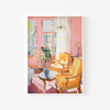 Sala Pastel – cuadro decorativo con marco blanco | Studio MagArt
