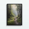 Sendero del Bosque – cuadro decorativo con marco negro | Studio MagArt