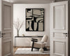 Abstracto Beige con Negro - Studio MagArt