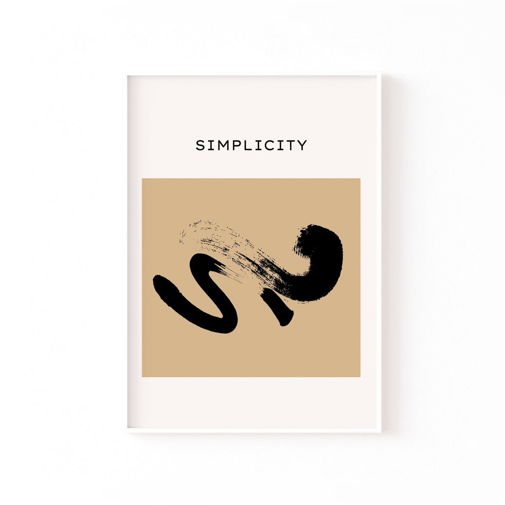 Simplicity Pincel cuadro decorativo para sala moderna | arte para hogar | Studio MagArt