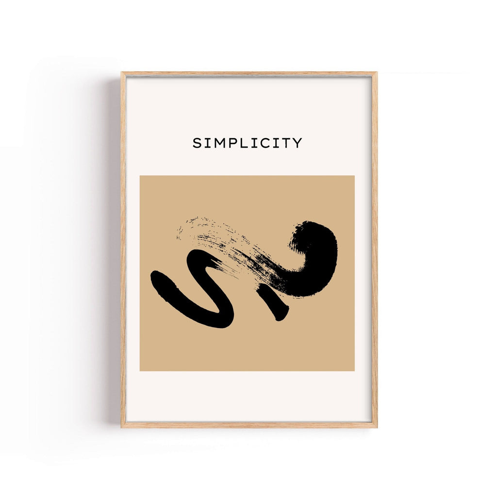 Simplicity Pincel cuadro decorativo para sala moderna | arte para hogar | Studio MagArt