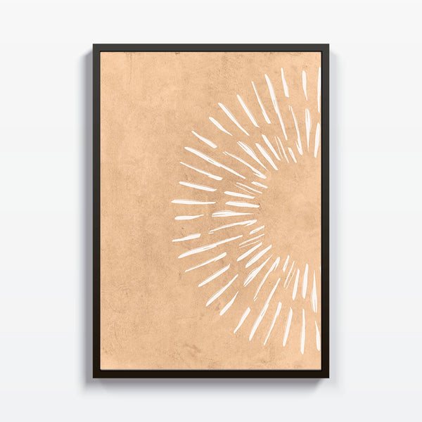 Sol Blanco cuadro decorativo moderno para hogar | Studio MagArt