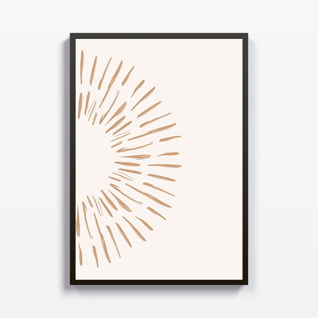 Sol Naranja cuadro decorativo para sala moderna | arte para hogar | Studio MagArt