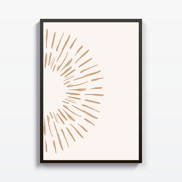 Sol Naranja cuadro decorativo moderno para hogar | Studio MagArt