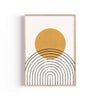 Sol y Arcos cuadro decorativo para sala moderna | arte para hogar | Studio MagArt