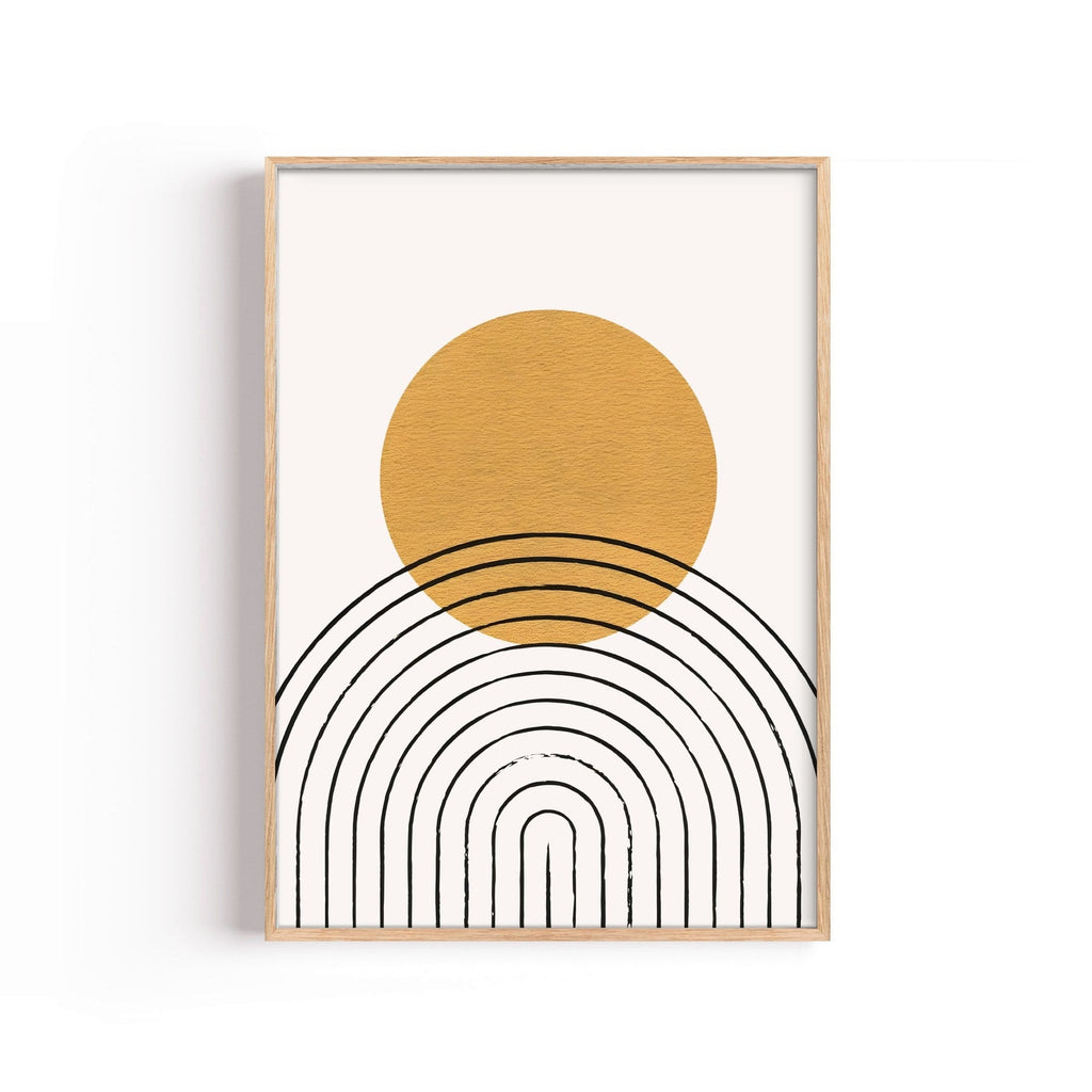 Sol y Arcos cuadro decorativo para sala moderna | arte para hogar | Studio MagArt