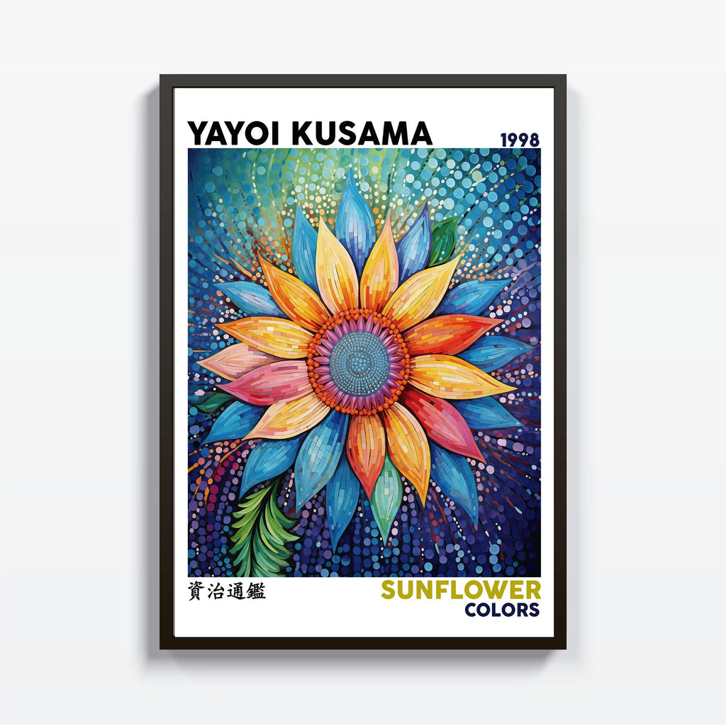 Sunflowers Colors Yayoi Kusama cuadro decorativo para sala moderna | arte para hogar | Studio MagArt