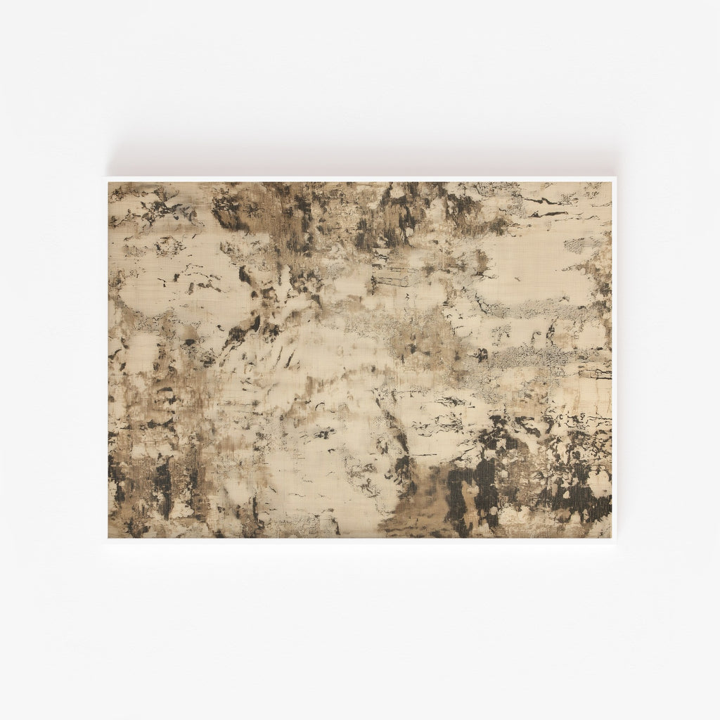 Textura Antigua – cuadro decorativo con marco blanco | Studio MagArt