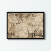 Textura Antigua – cuadro decorativo con marco negro | Studio MagArt