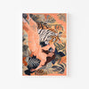 Tigre en la Selva – cuadro decorativo con marco blanco | Studio MagArt