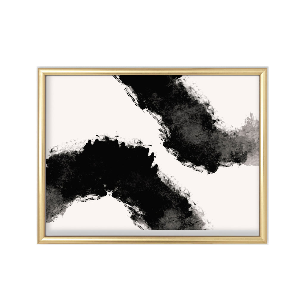 Tinta Salvaje – cuadro decorativo con marco dorado | Studio MagArt
