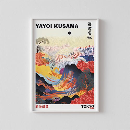 Tokyo 1998 Yayoi Kusama cuadro decorativo para sala moderna | arte para hogar | Studio MagArt