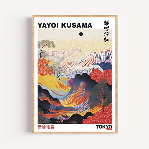 Tokyo 1998 Yayoi Kusama cuadro decorativo para sala moderna | arte para hogar | Studio MagArt