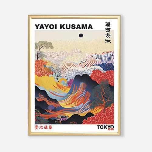 Tokyo 1998 Yayoi Kusama cuadro decorativo para sala moderna | arte para hogar | Studio MagArt