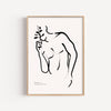Torso con Rama – cuadro decorativo con marco natural | Studio MagArt