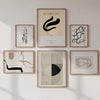 Trazos Neutros cuadro decorativo para sala moderna | arte para hogar | Studio MagArt