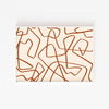 Trazos Terracota – cuadro decorativo con marco blanco | Studio MagArt