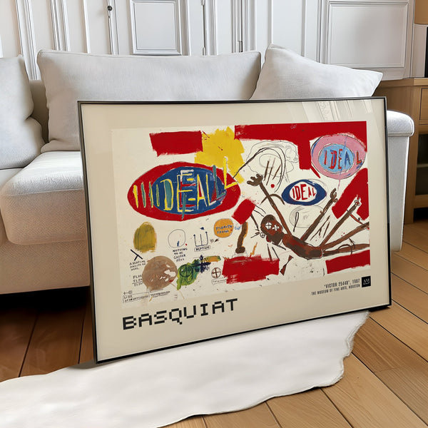 "Untitled (Ideal) – Basquiat, 1987" cuadro decorativo moderno para hogar | Studio MagArt