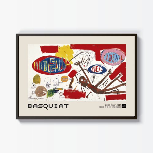 "Untitled (Ideal) – Basquiat, 1987" cuadro decorativo moderno para hogar | Studio MagArt