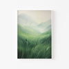 Valle en la Niebla – cuadro decorativo con marco blanco | Studio MagArt