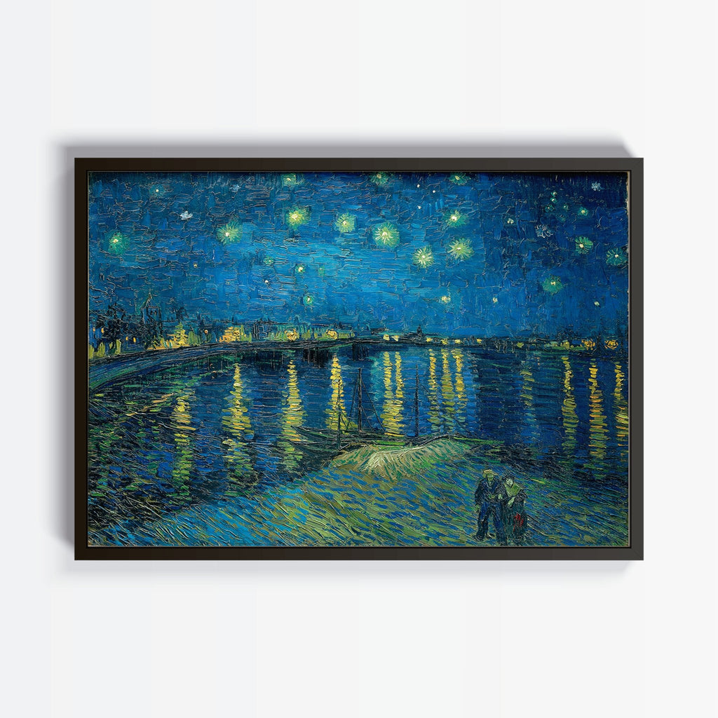 Van Gogh Noche Estrellada sobre el Ródano cuadro decorativo para sala moderna | arte para hogar | Studio MagArt