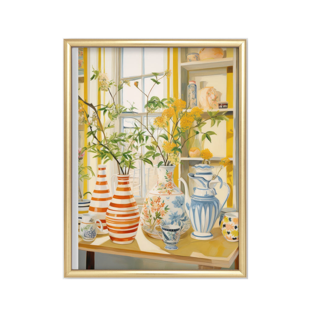 Ventana de Verano cuadro decorativo para sala moderna | arte para hogar | Studio MagArt