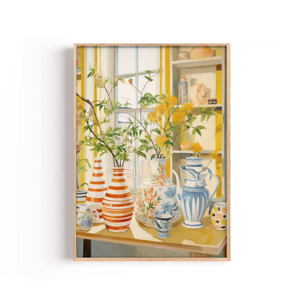 Ventana de Verano cuadro decorativo para sala moderna | arte para hogar | Studio MagArt