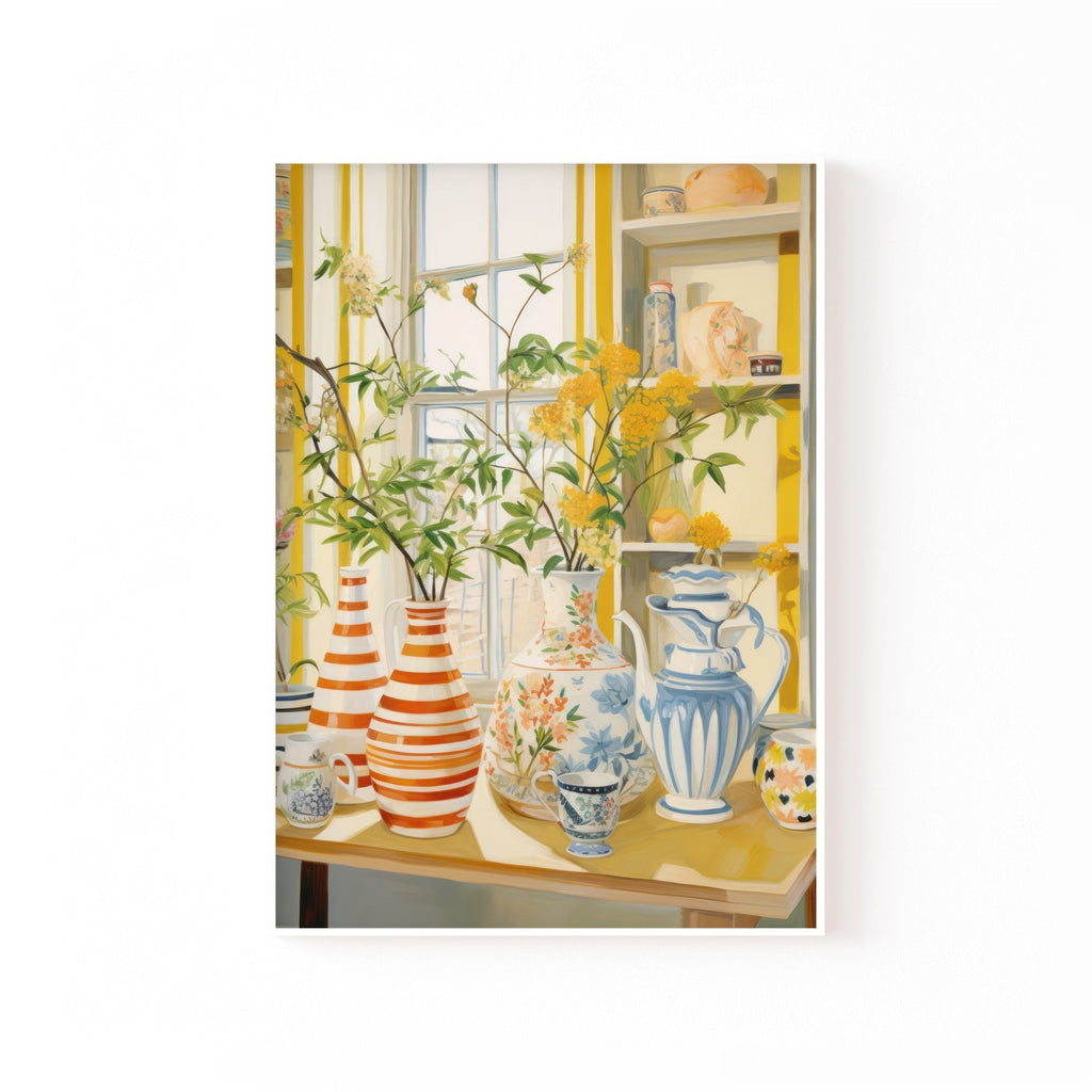 Ventana de Verano cuadro decorativo para sala moderna | arte para hogar | Studio MagArt