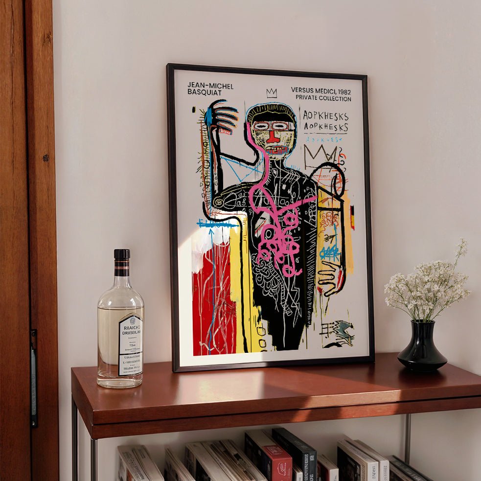 Versus Medici (1982) Jean Michel Basquiat cuadro decorativo para sala moderna | arte para hogar | Studio MagArt