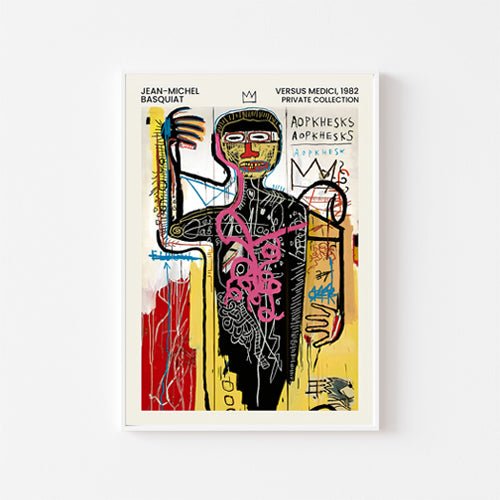 Versus Medici (1982) Jean Michel Basquiat cuadro decorativo para sala moderna | arte para hogar | Studio MagArt