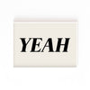 Yeah – cuadro decorativo con marco blanco | Studio MagArt