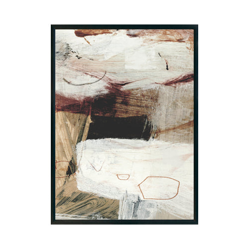 Abstracto Negro Blanco Rojo #019 - Studio MagArt