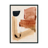 Abstracto Negro Naranja #024 - Studio MagArt
