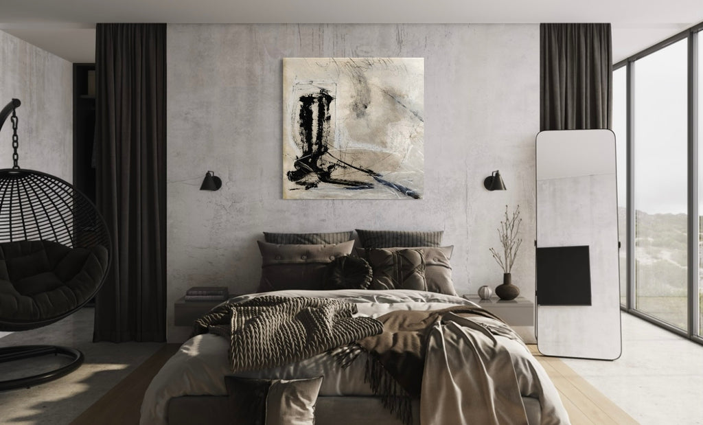 Abstracto Negro Beige#46 - Studio MagArt