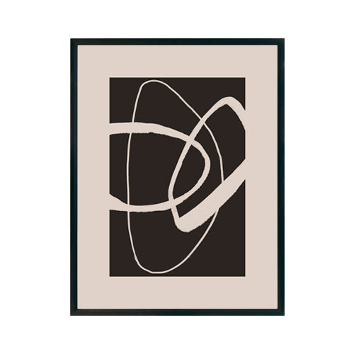 Abstracto Beige Negro - Studio MagArt