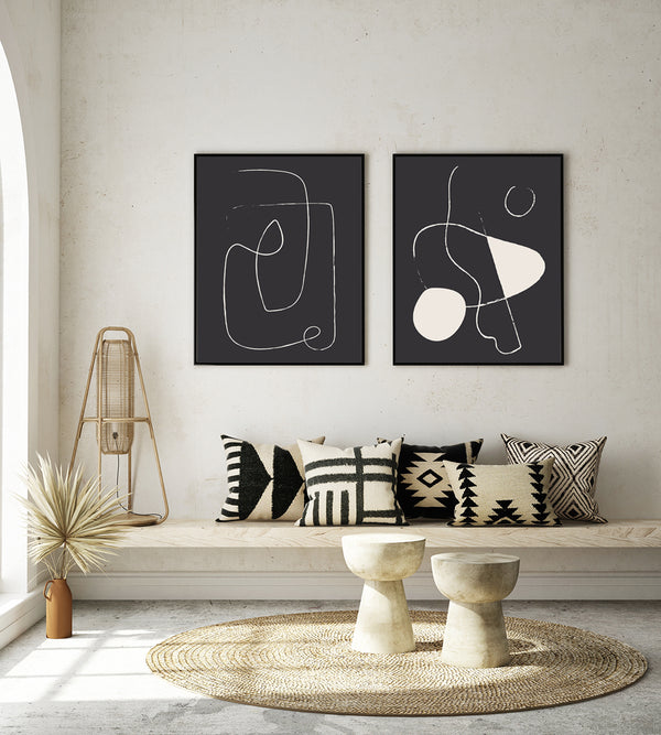Abstracto Negro Blanco 43 - Studio MagArt