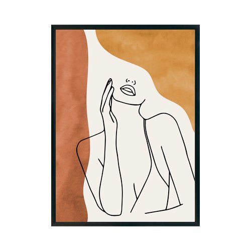 Abstracto Mujer Linea 021 cuadro decorativo moderno para hogar | Studio MagArt