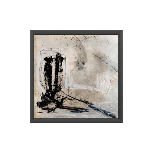 Abstracto Negro Beige46 cuadro decorativo moderno para hogar | Studio MagArt