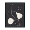 Abstracto Negro Blanco 43 cuadro decorativo moderno para hogar | Studio MagArt