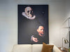 Calavera Ecléctico cuadro decorativo para sala moderna | arte para hogar | Studio MagArt