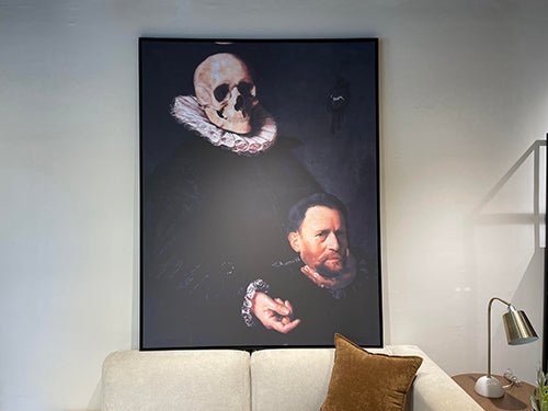 Calavera Ecléctico cuadro decorativo para sala moderna | arte para hogar | Studio MagArt