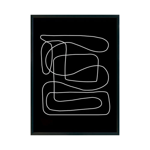 Linea Blanca Fondo Negro - Studio MagArt