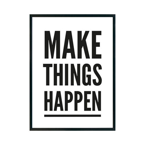 Make Things Happen cuadro decorativo para sala moderna | arte para hogar | Studio MagArt