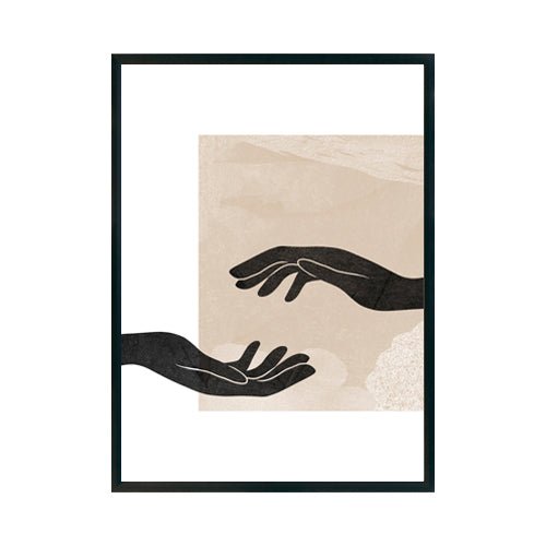 Manos en Armonía cuadro decorativo para sala moderna | arte para hogar | Studio MagArt