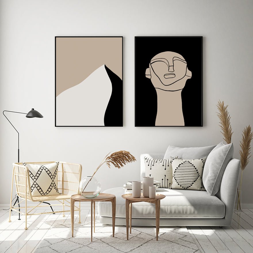 Montaña Abstracta 44 cuadro decorativo para sala moderna | arte para hogar | Studio MagArt