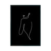 Mujer silueta cuadro decorativo para sala moderna | arte para hogar | Studio MagArt