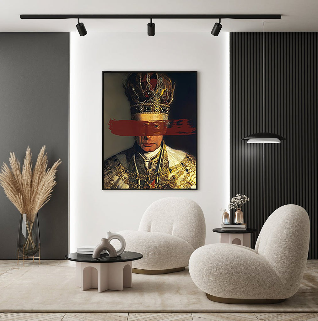 Realeza Censurada cuadro decorativo para sala moderna | arte para hogar | Studio MagArt